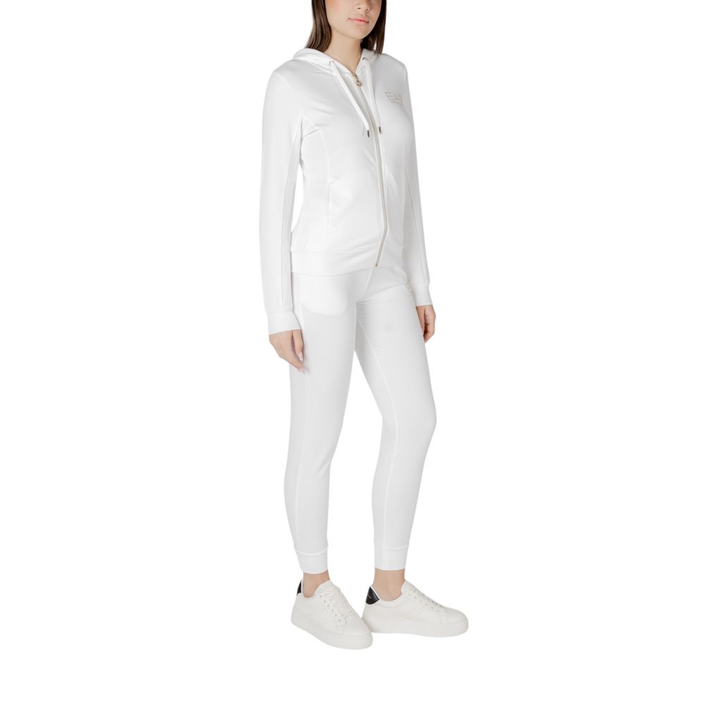 EA7 Emporio Armani Cream Polyester Women's Tracksuit