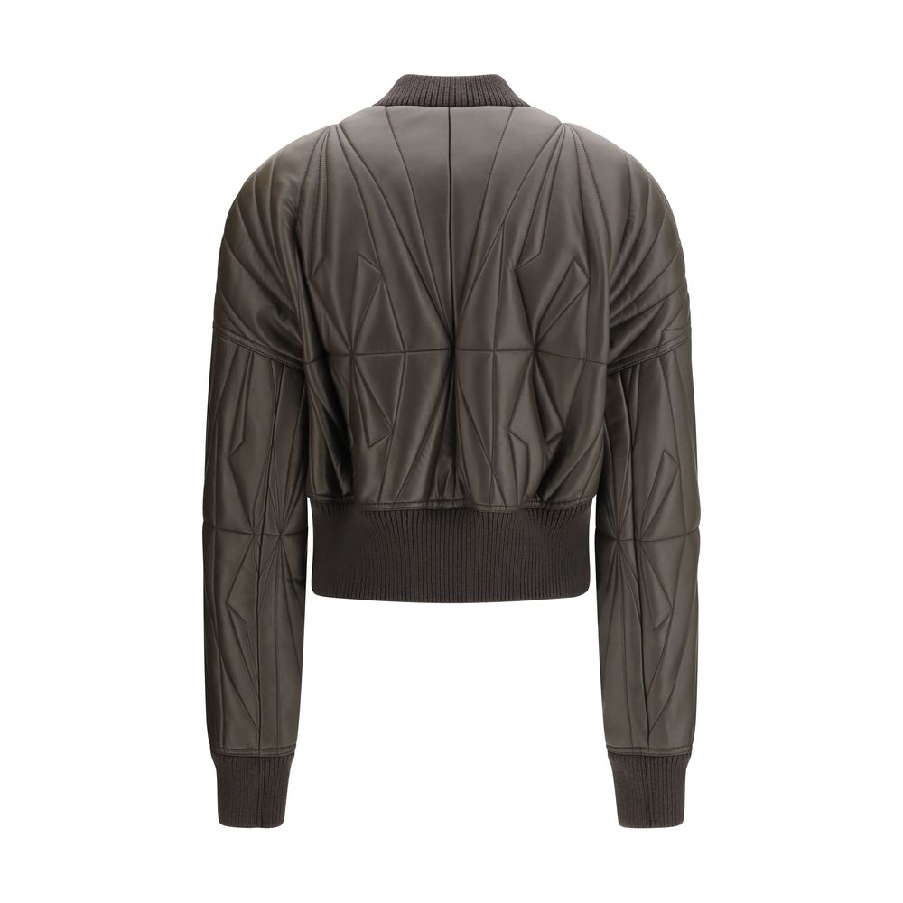 Moncler x Rick Owens Brown Lamb Ovis Aries Women's Bomber