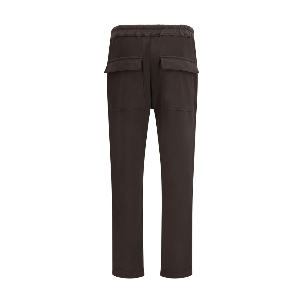Moncler x Rick Owens Brown Cotton Athletic Men's Pants
