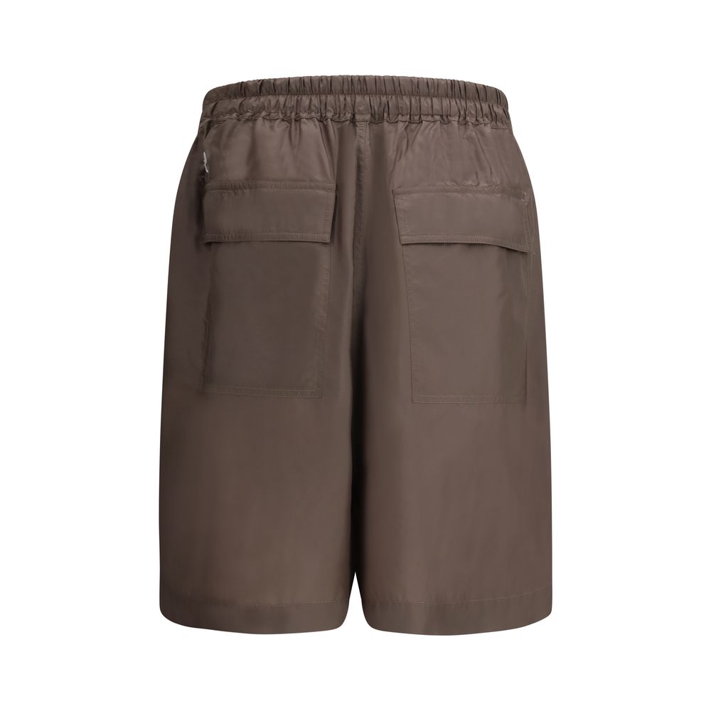 Moncler x Rick Owens Brown Polyester Bermuda Men's Shorts