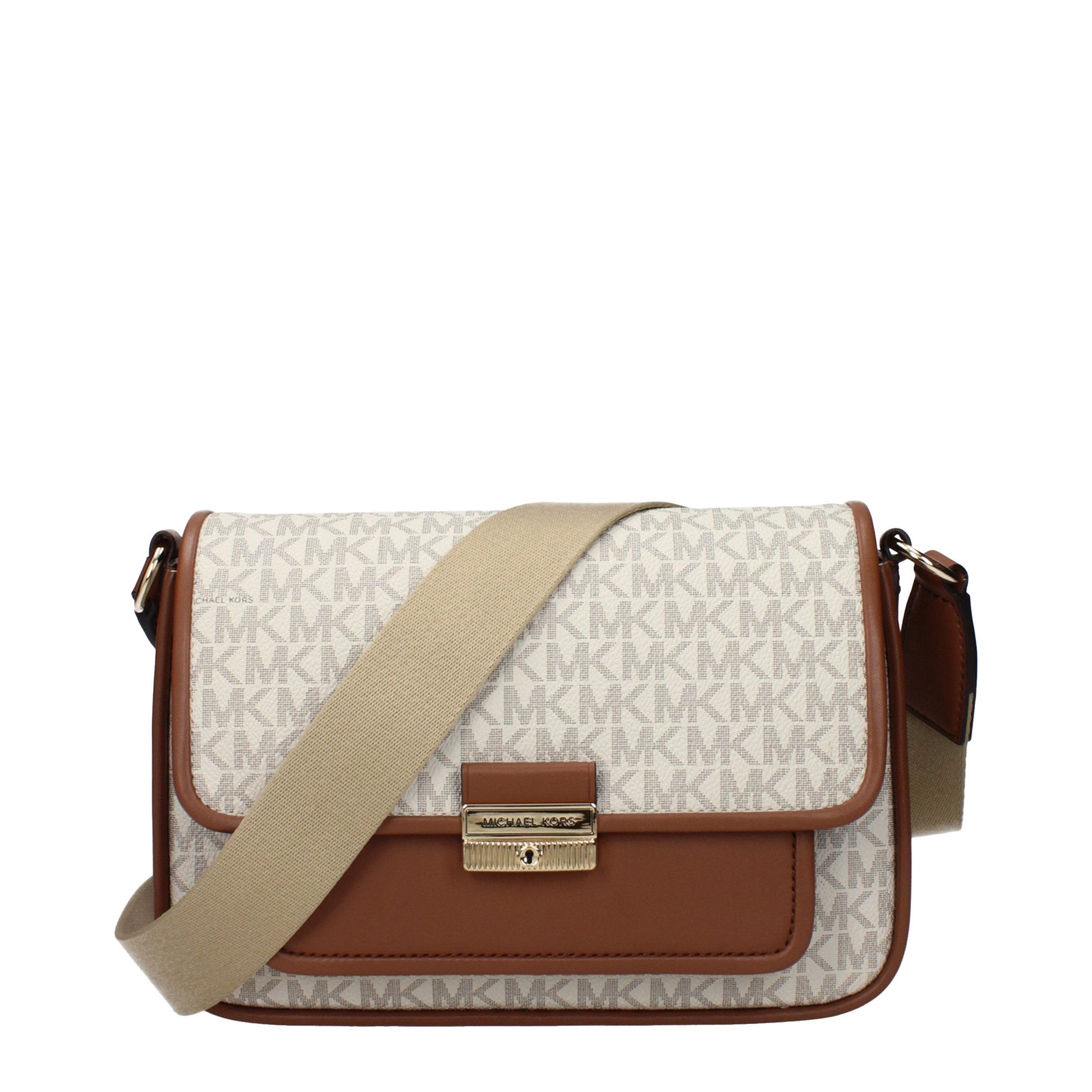 Michael Kors Beige Fabric Crossbody Women's Bag