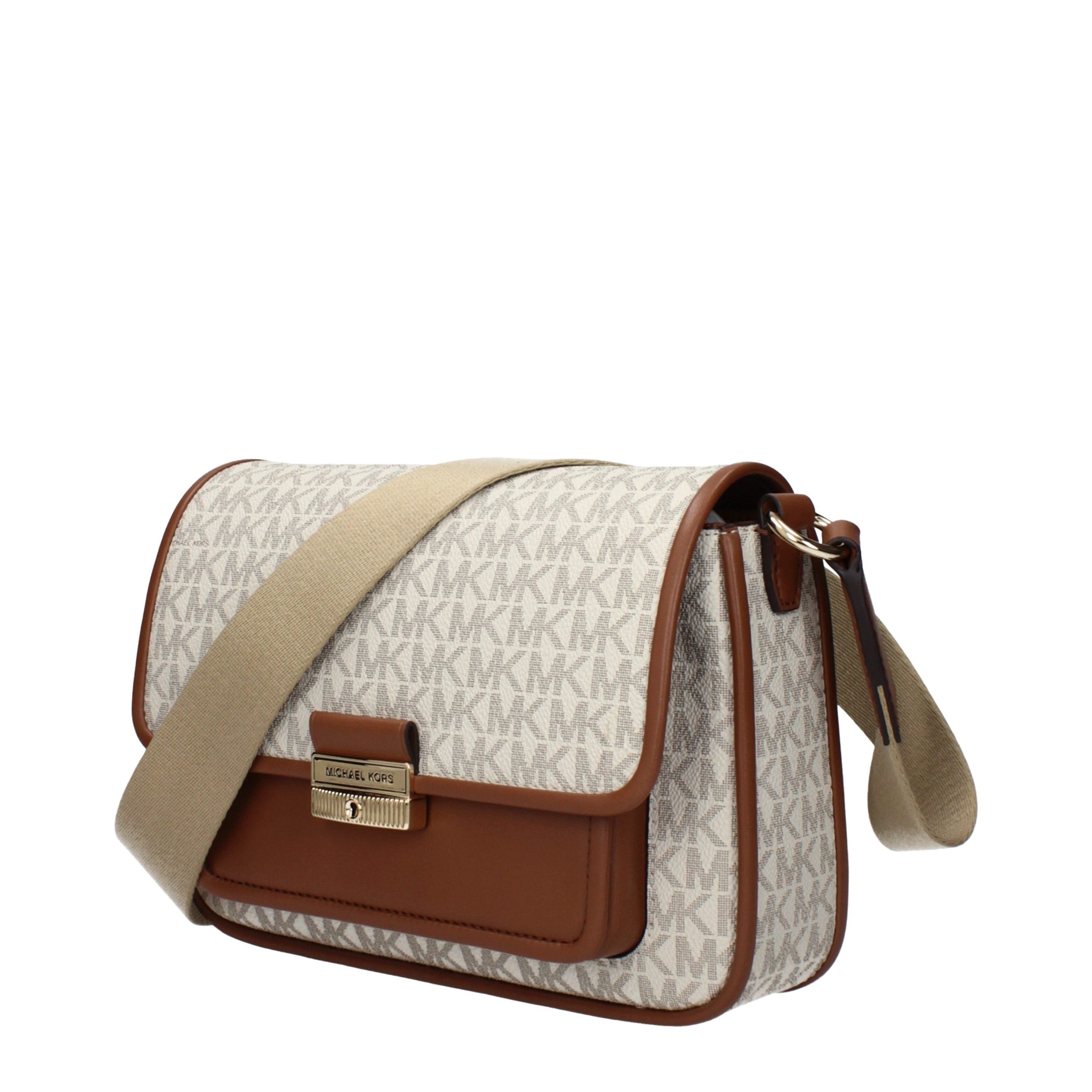 Michael Kors Beige Fabric Crossbody Women's Bag