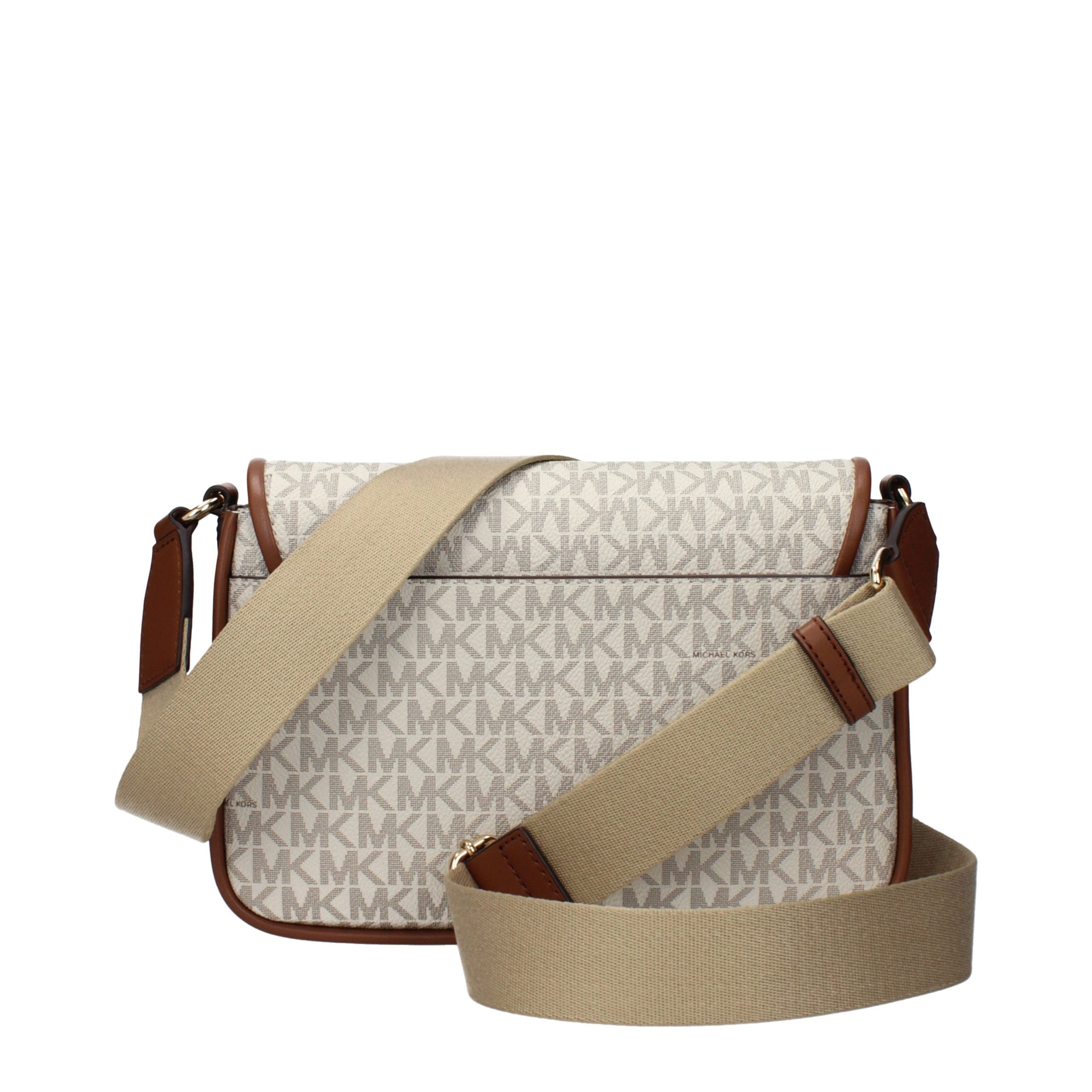 Michael Kors Beige Fabric Crossbody Women's Bag