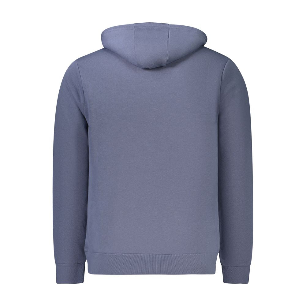Norway 1963 Blue Cotton Men's Hooded Men's Sweater