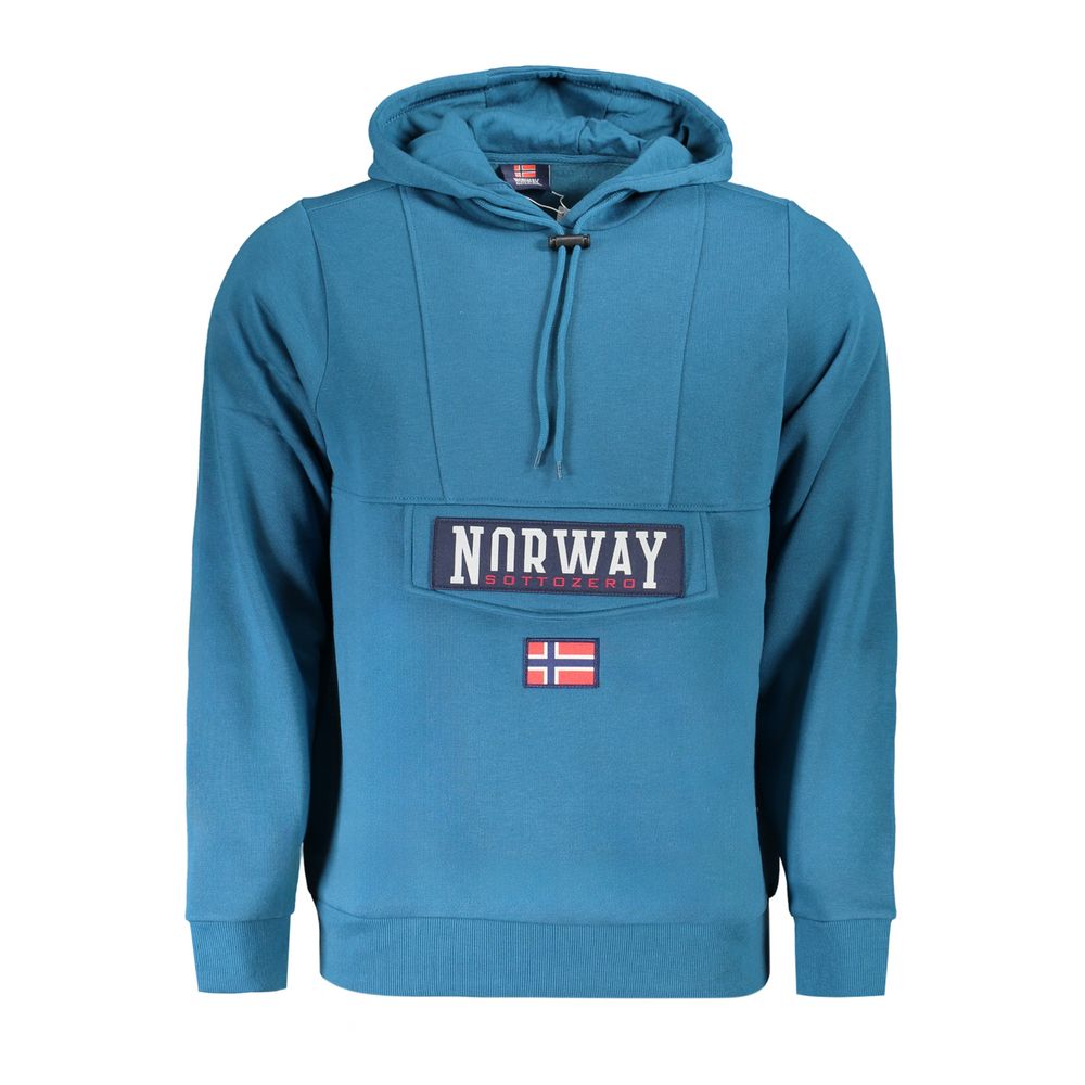 Norway 1963 Blu Cotton Men Men's Sweatshirt