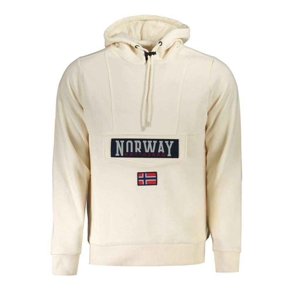 Norway 1963 Beige Cotton Men's Sweatshirt Men's Hoodie