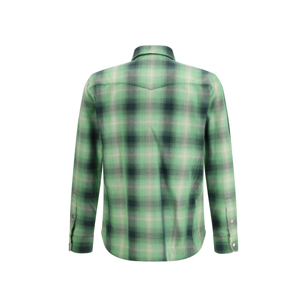Tom Ford Bicolor Cotton Pattern Men's Shirt