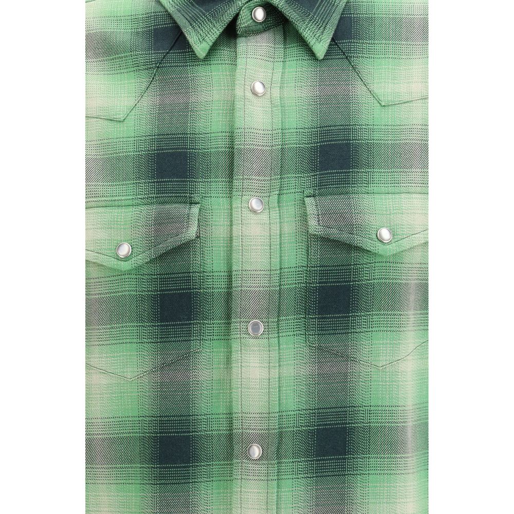 Tom Ford Bicolor Cotton Pattern Men's Shirt