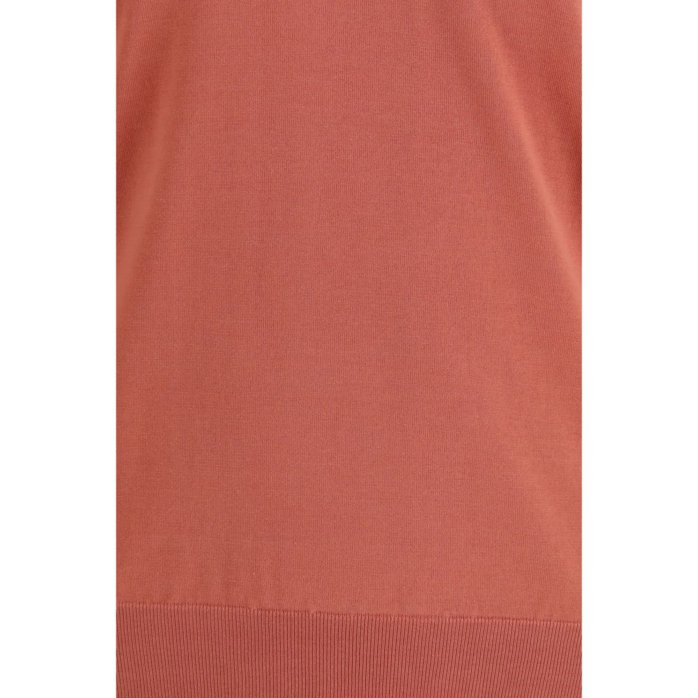 Brunello Cucinelli Orange Cotton Men's Sweatshirt