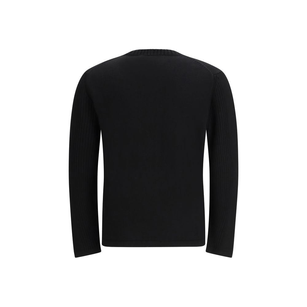 Prada Black Wool Oves Aries Men's Sweatshirt