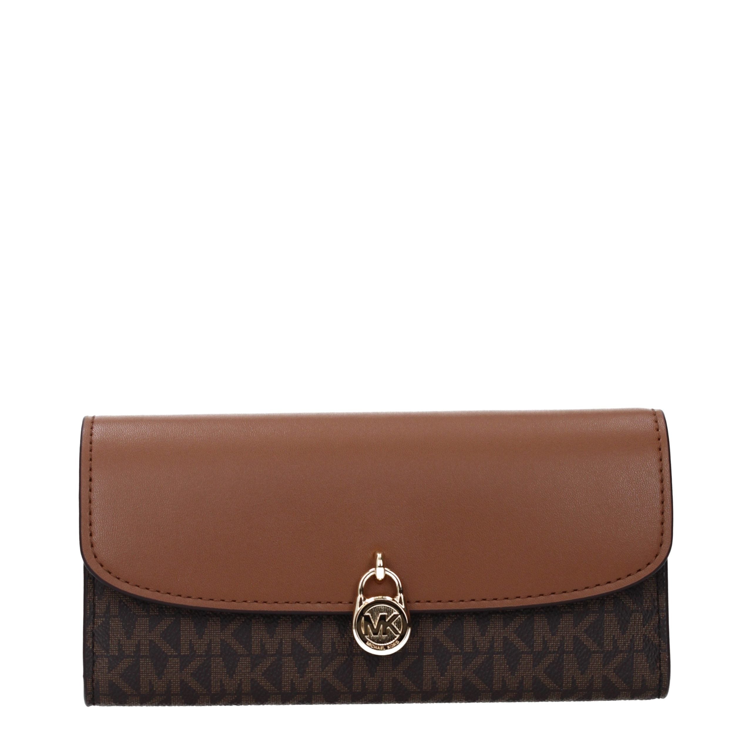 Michael Kors Brown Fabric Women's Wallet