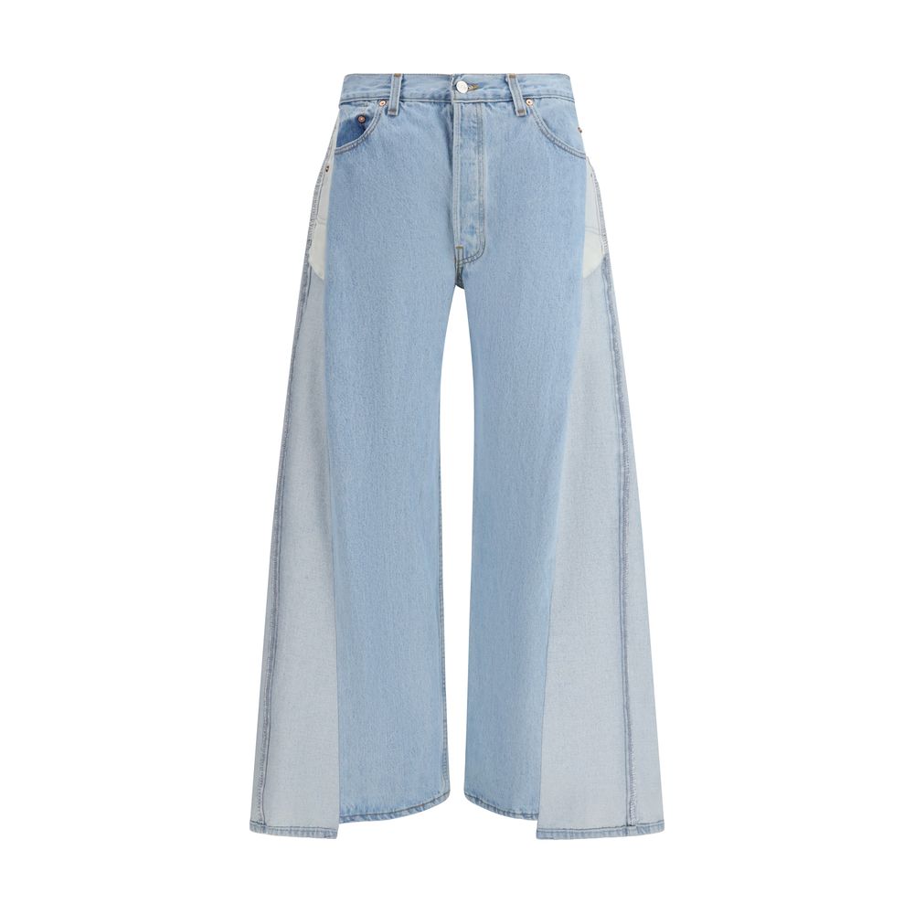 E.L.V. DENIM Blue Cotton Jeans Women's Denim