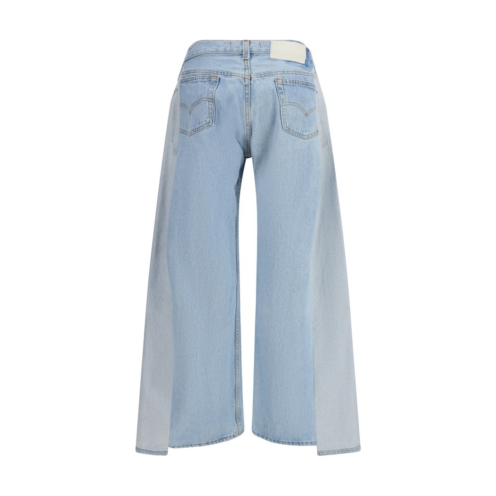 E.L.V. DENIM Blue Cotton Jeans Women's Denim