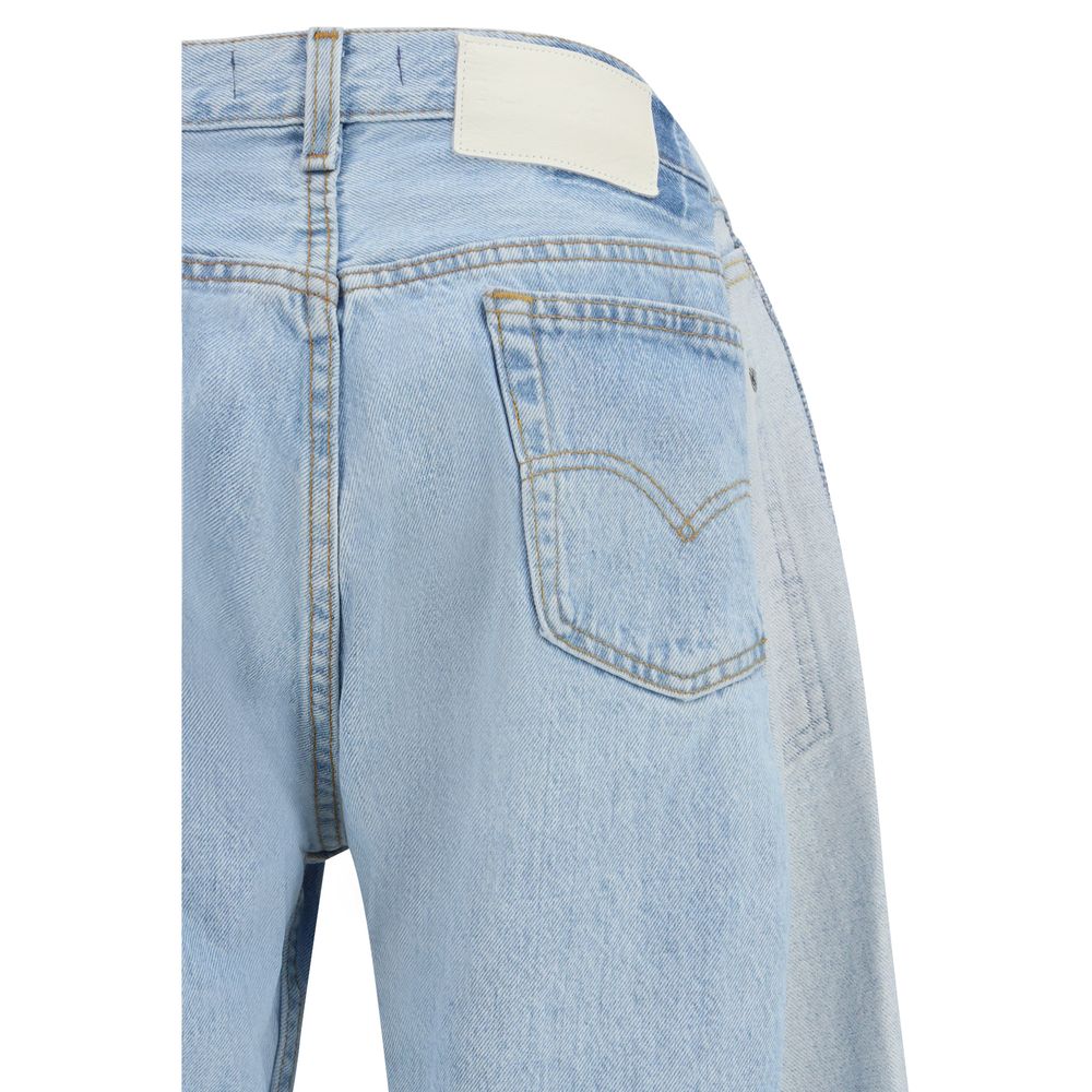 E.L.V. DENIM Blue Cotton Jeans Women's Denim