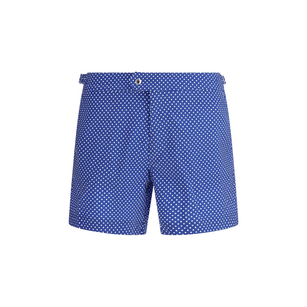 Tom Ford Blue Polyester Short And Mini Men's Shorts
