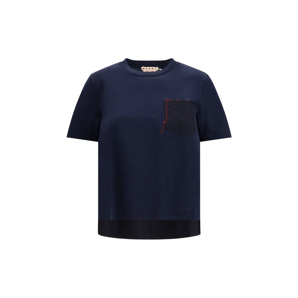 Marni Blue Cotton Women's T-Shirt