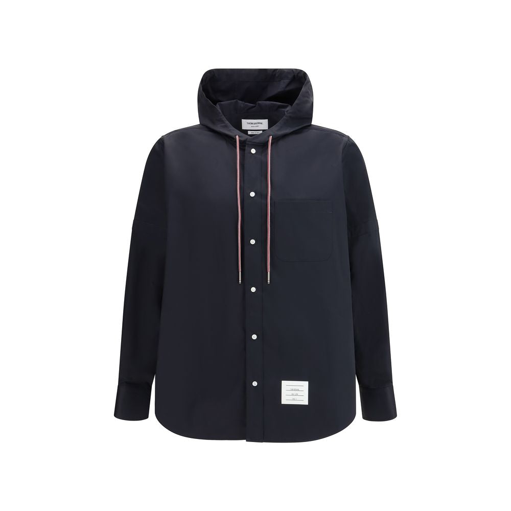 Thom Browne Black Polyamide Shell Men's Jacket