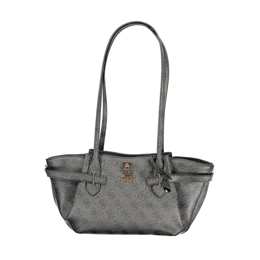 Guess Jeans Black Polyurethane Women's Women's Handbag