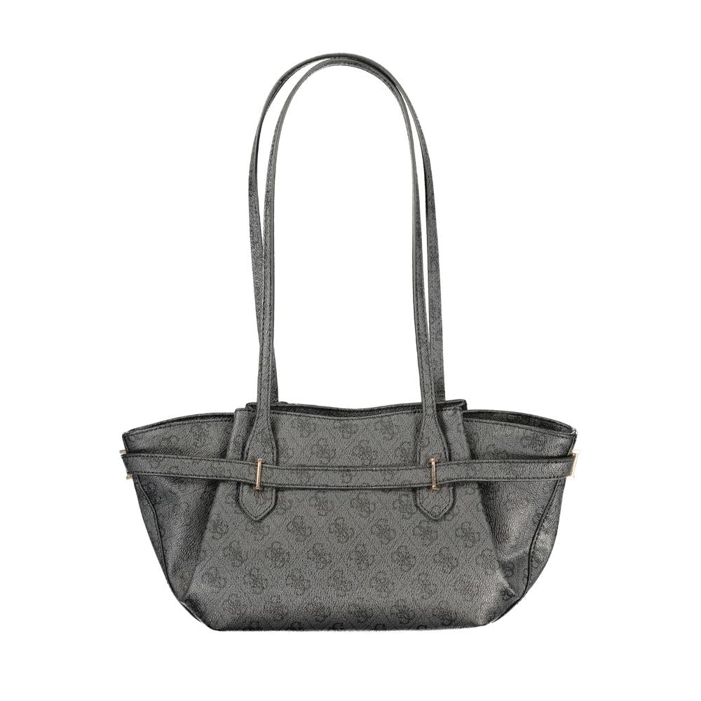 Guess Jeans Black Polyurethane Women's Women's Handbag
