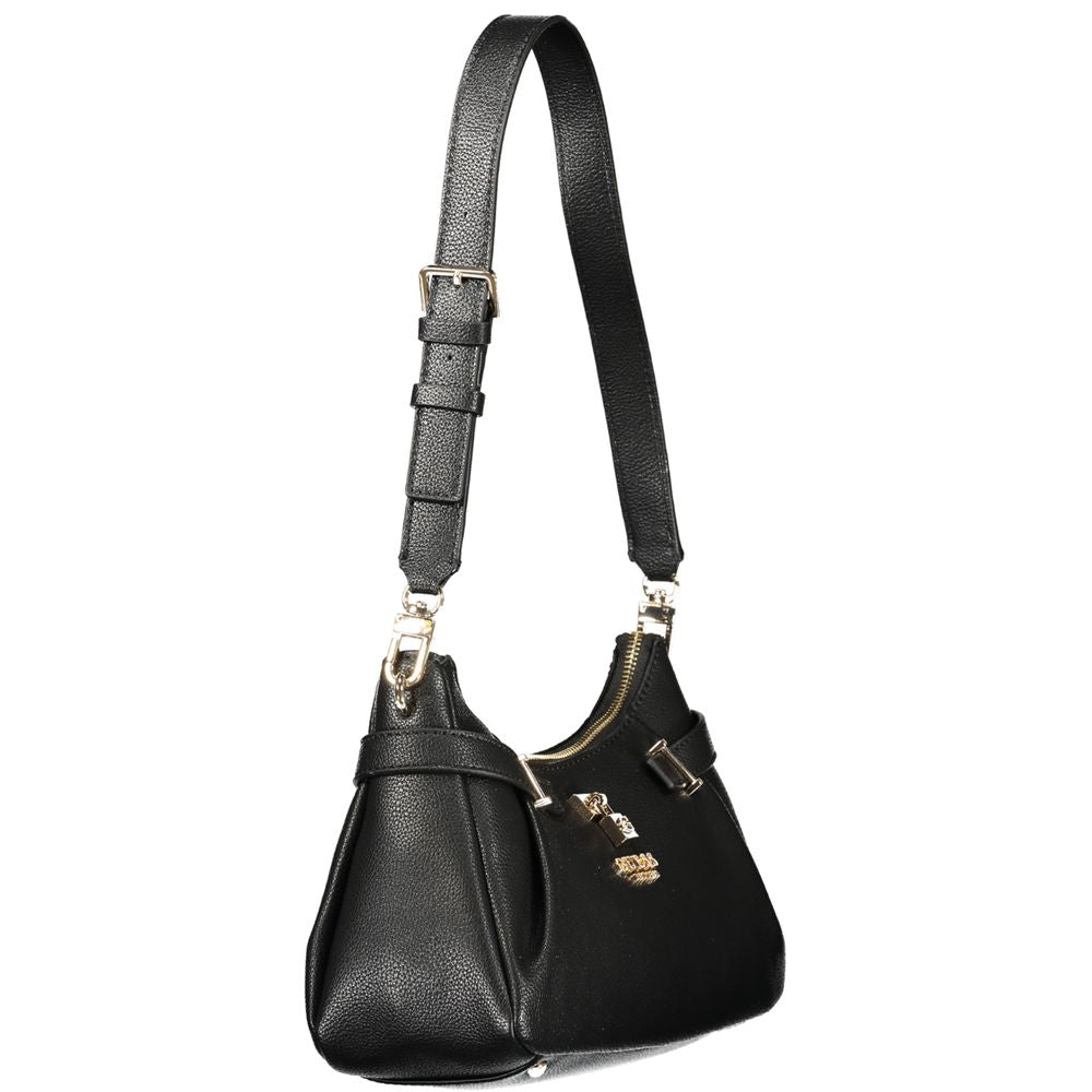 Guess Jeans Black Polyurethane Women Women's Handbag