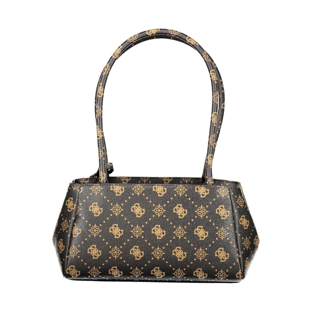 Guess Jeans Marrone Poliuretano Women Women's Handbag