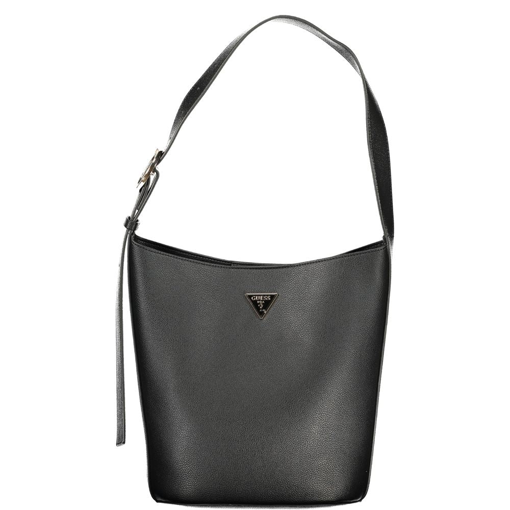 Guess Jeans Black Polyurethane Women Women's Handbag