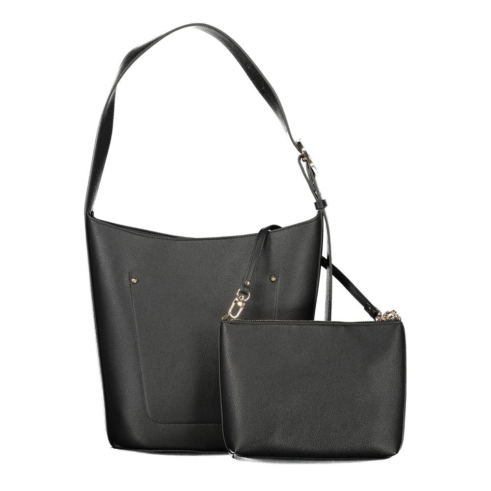 Guess Jeans Black Polyurethane Women Women's Handbag