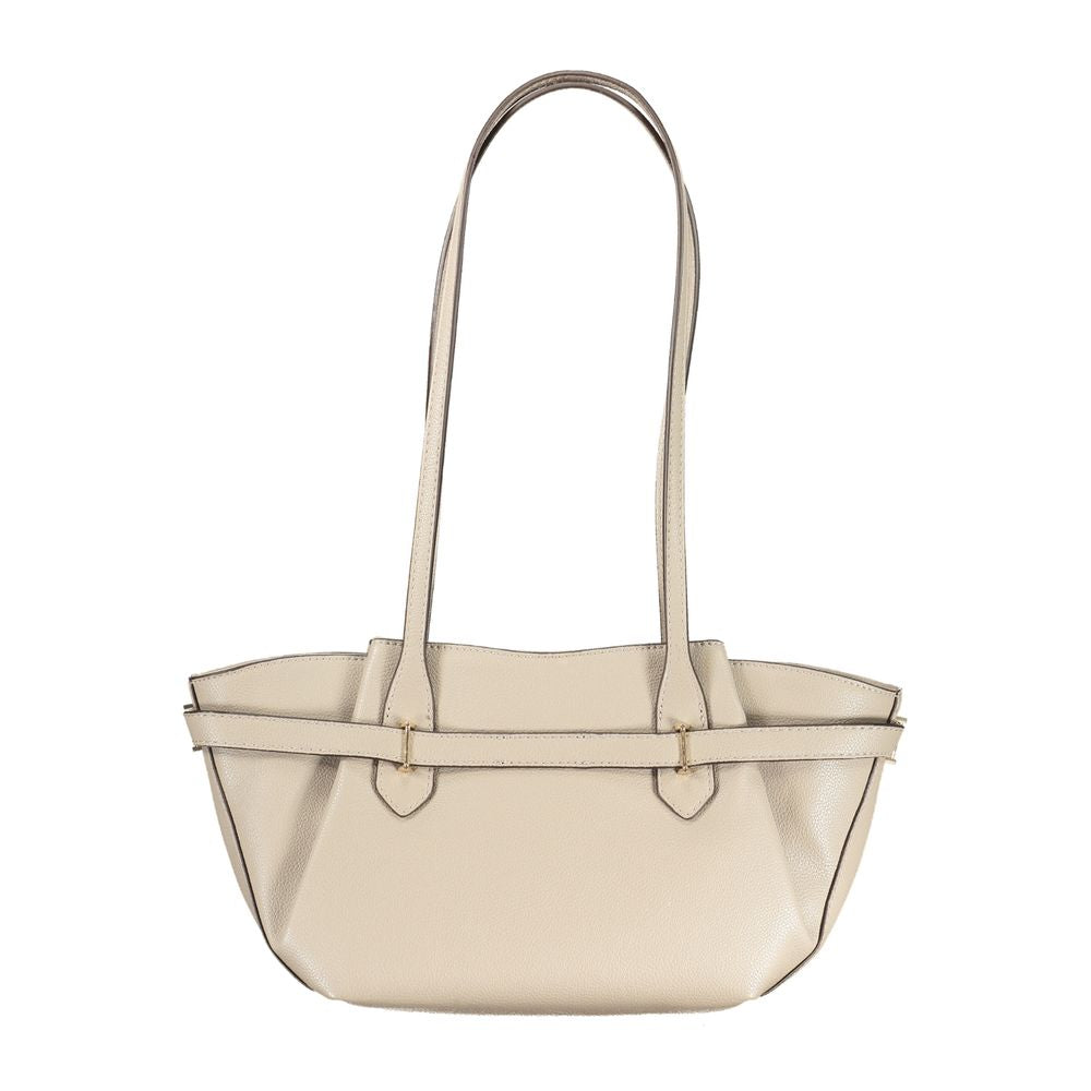 Guess Jeans Beige Polyurethane Women Women's Handbag