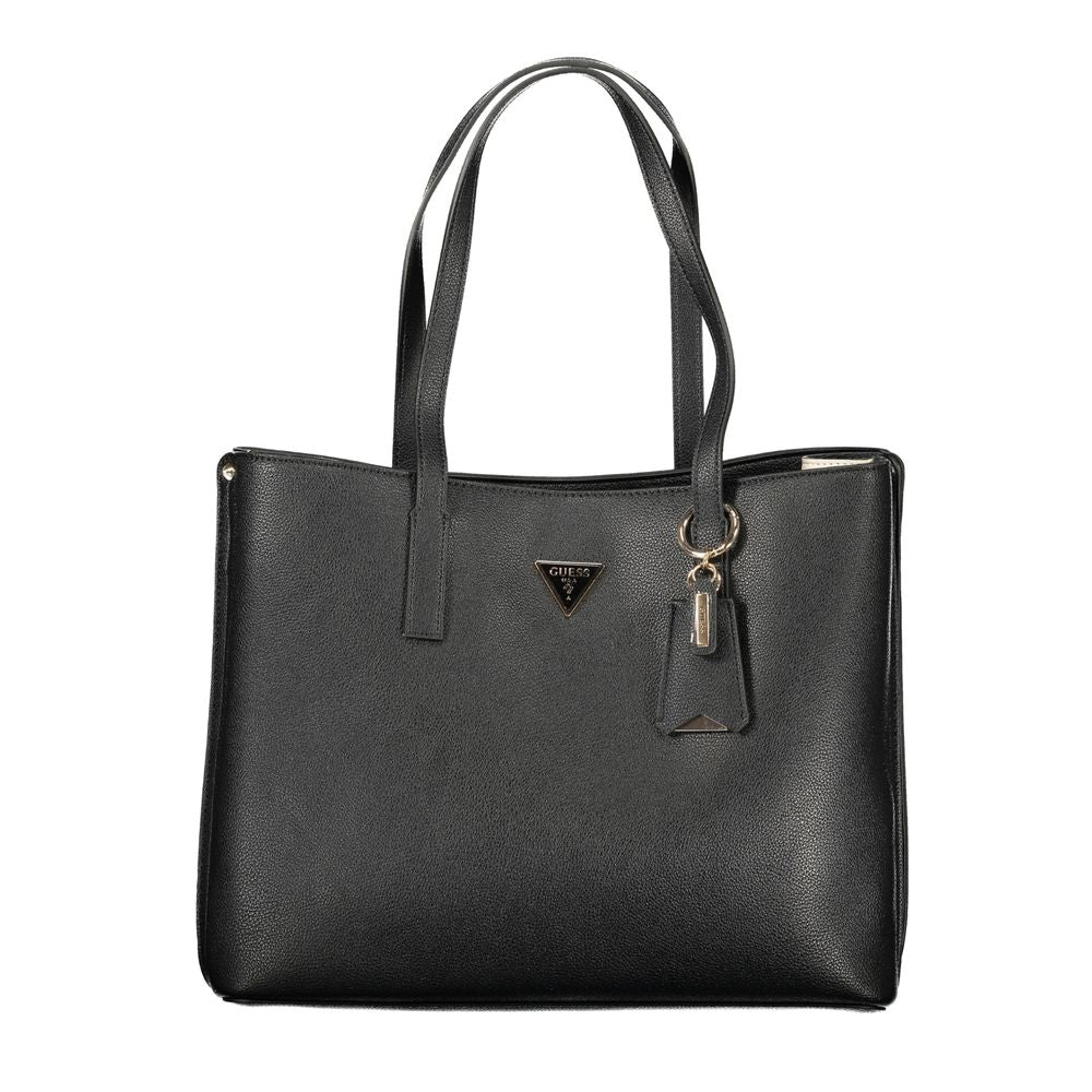 Guess Jeans Black Polyurethane Women's Women's Handbag