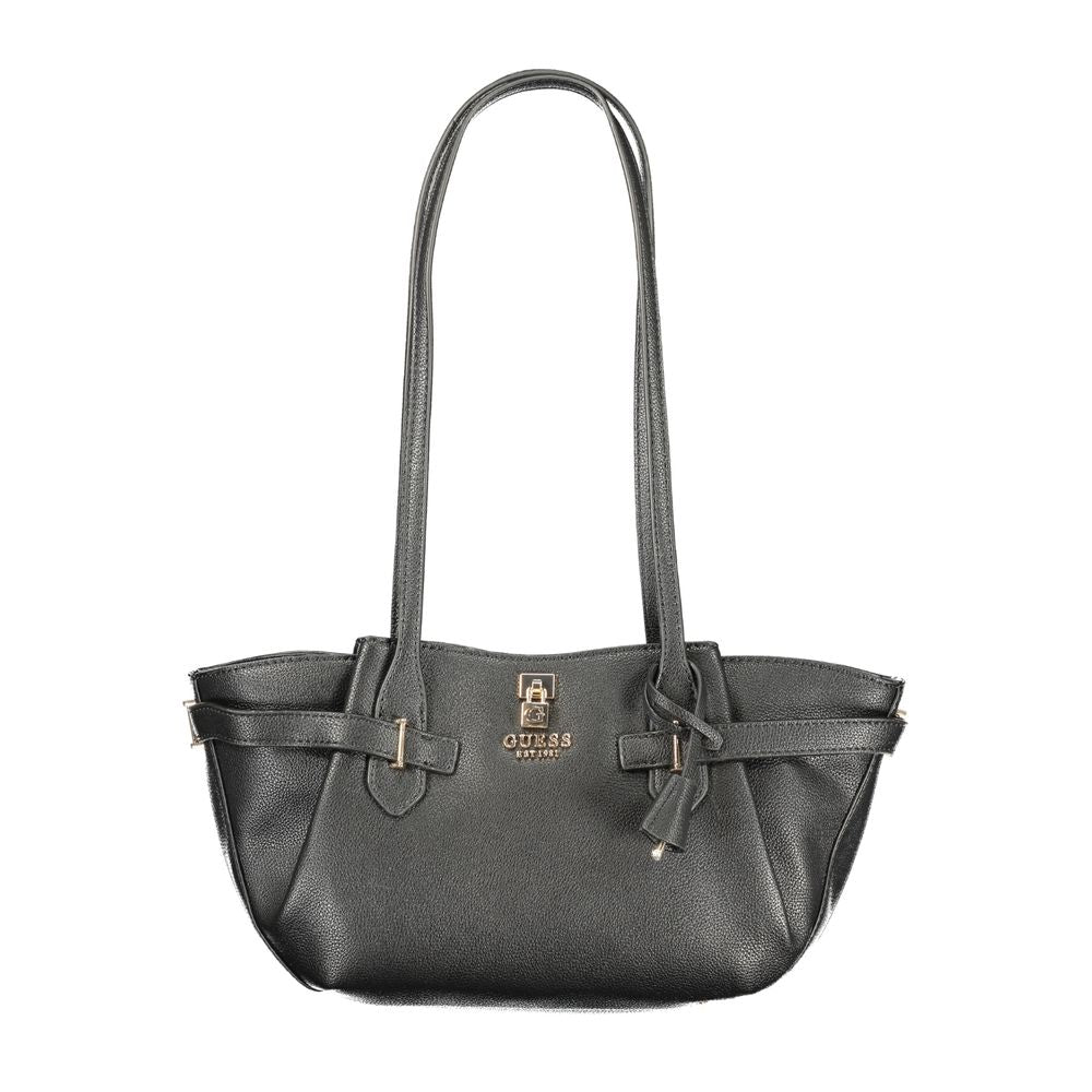 Guess Jeans Nero Polyurethane Women Women's Handbag
