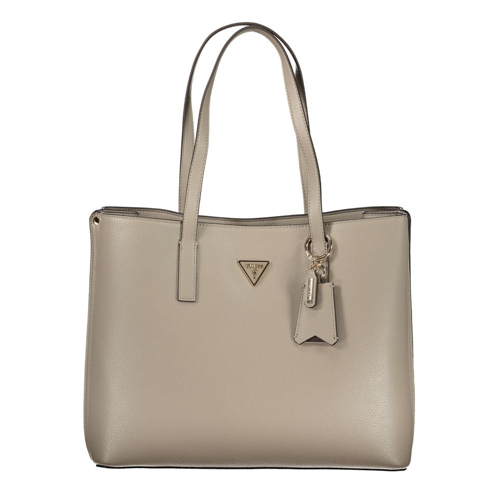 Guess Jeans Grigio Poliuretano Women's Women's Handbag