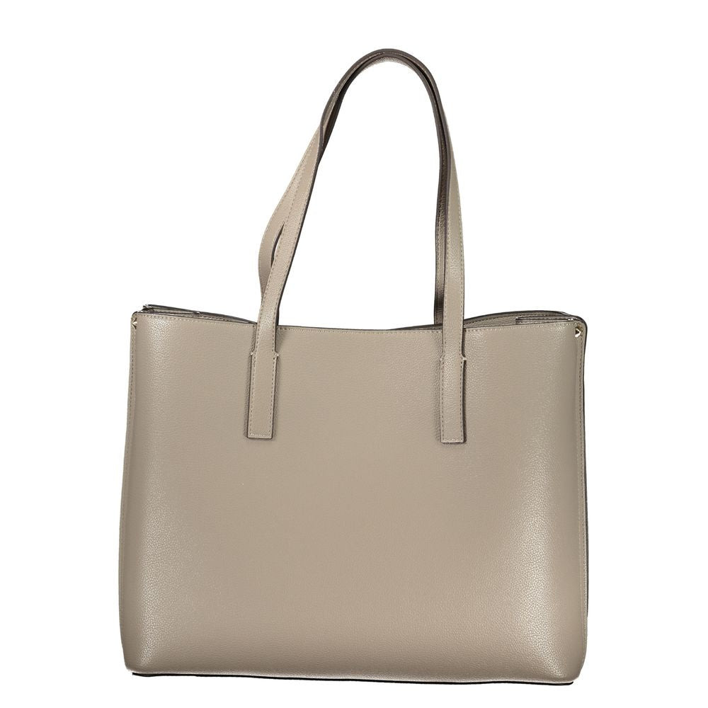 Guess Jeans Grigio Poliuretano Women's Women's Handbag