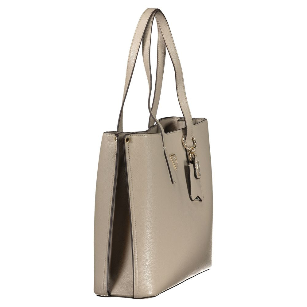Guess Jeans Grigio Poliuretano Women's Women's Handbag