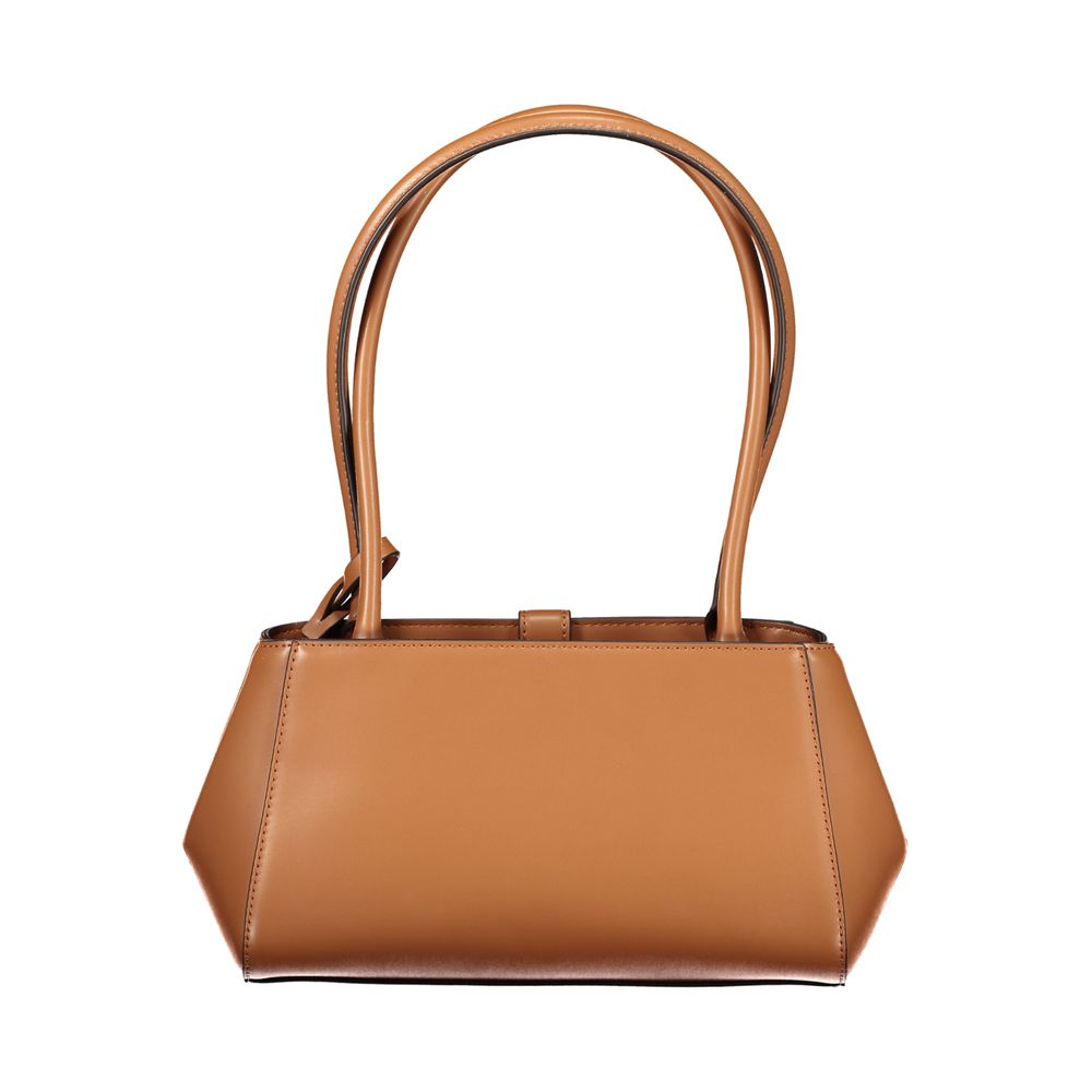 Guess Jeans Marrone Poliuretano Female Women's Handbag