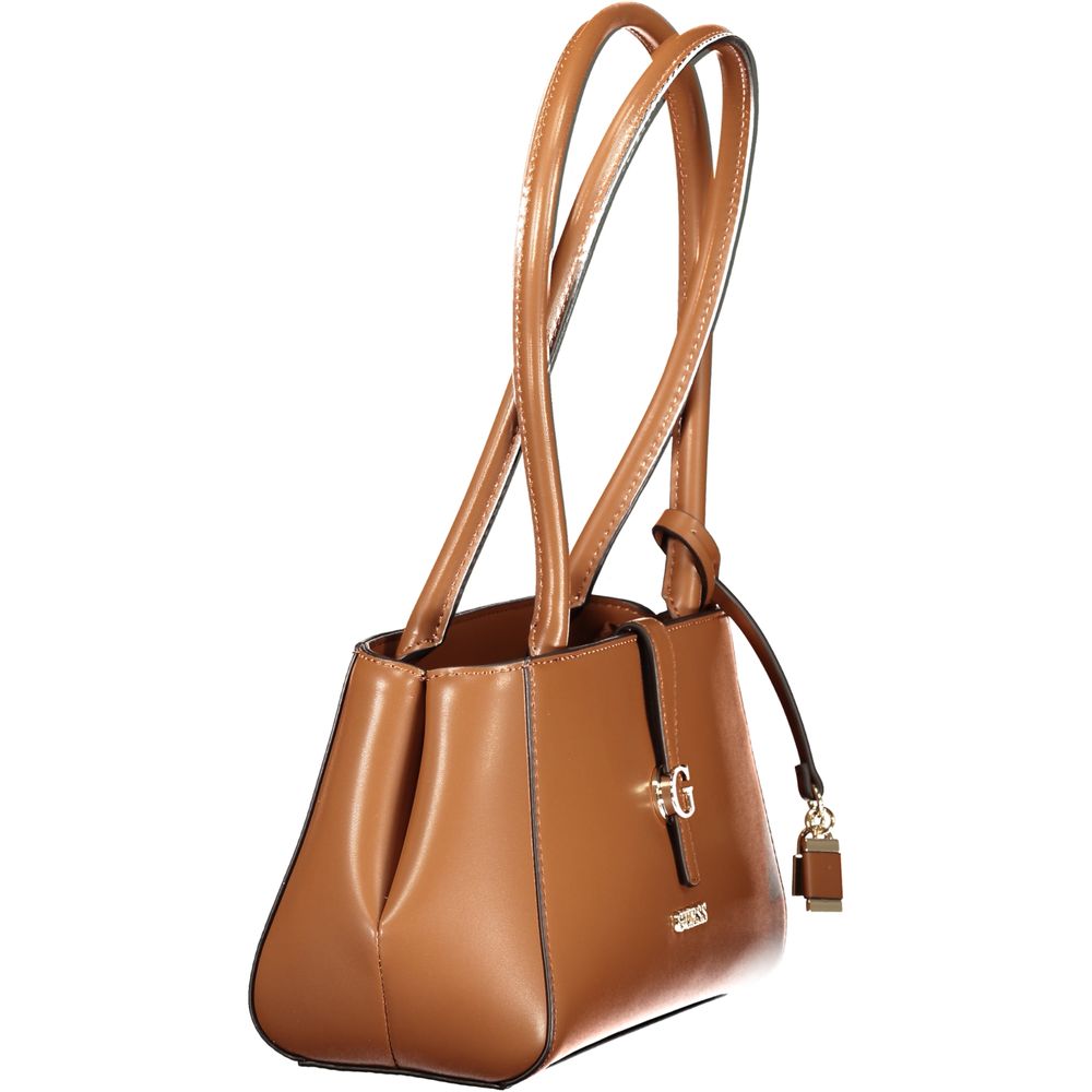 Guess Jeans Marrone Poliuretano Female Women's Handbag
