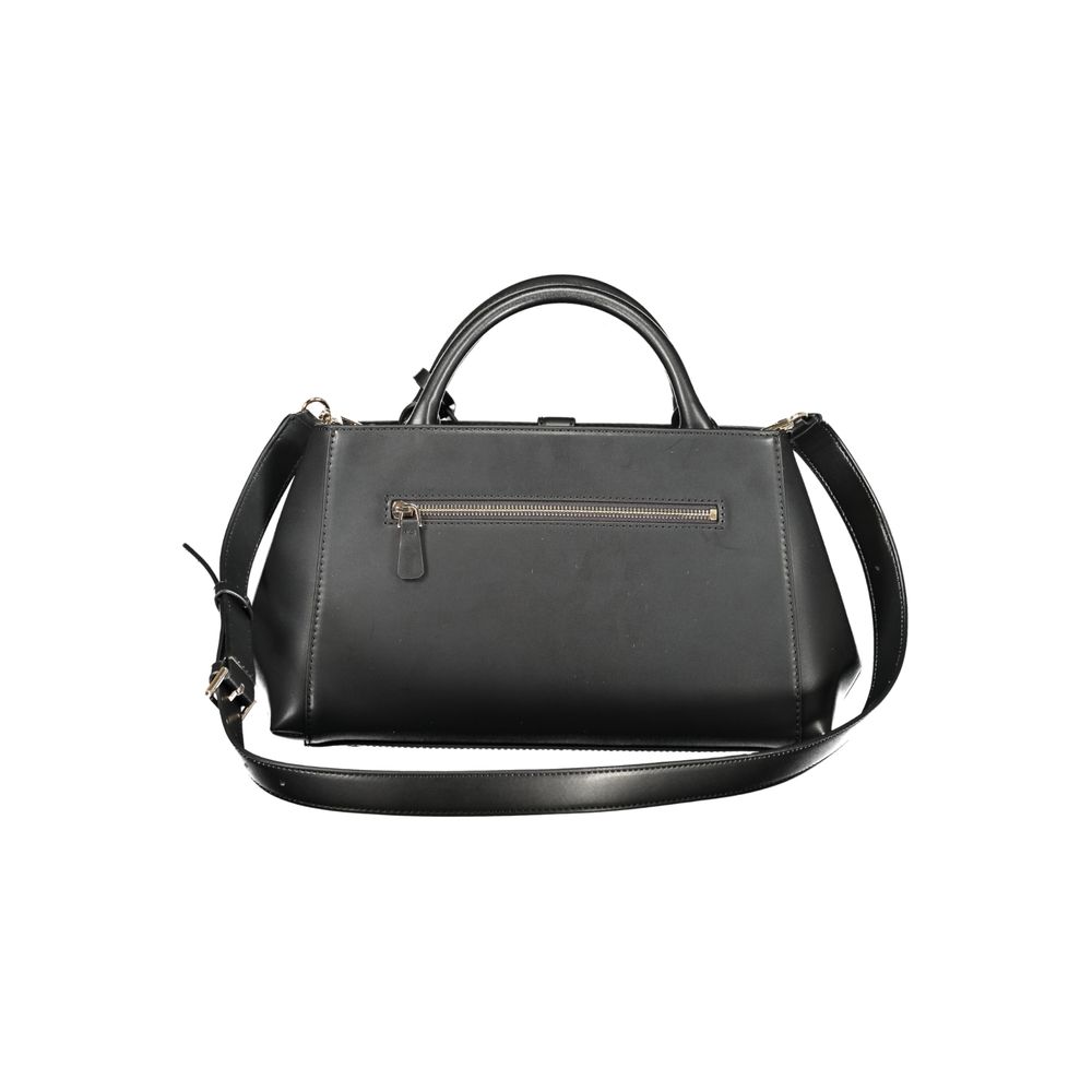 Guess Jeans Black Polyurethane Women Women's Handbag
