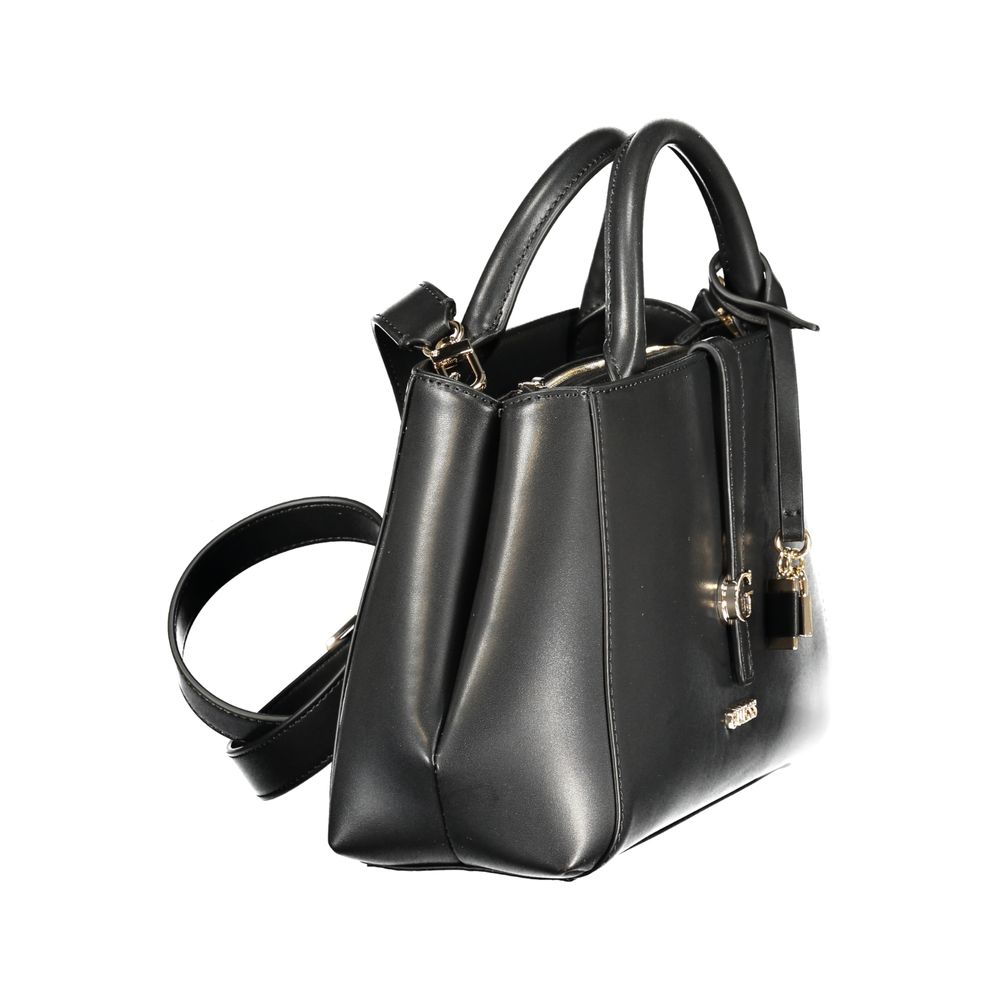 Guess Jeans Black Polyurethane Women Women's Handbag