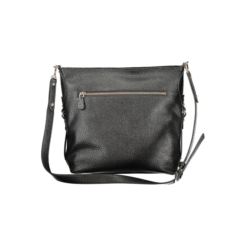 Guess Jeans Black Polyurethane Women's Women's Handbag