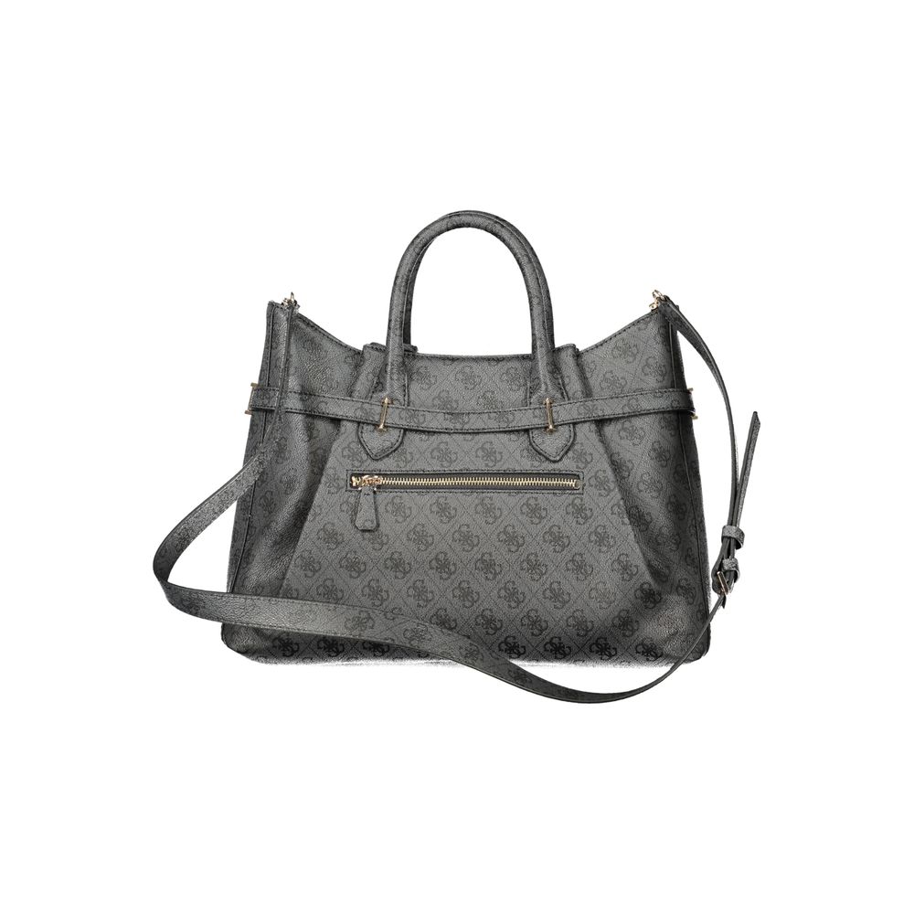 Guess Jeans Black Polyurethane Women Women's Handbag