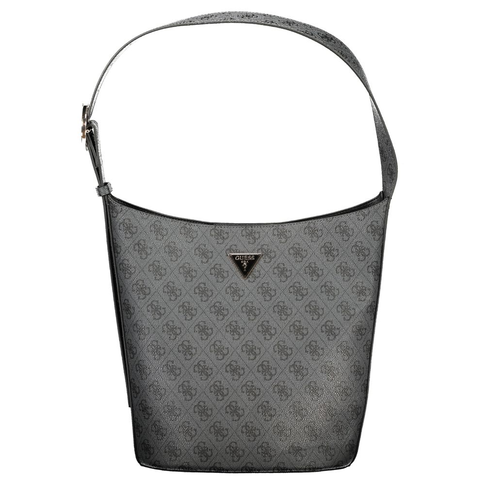 Guess Jeans Black Polyurethane Women Women's Handbag