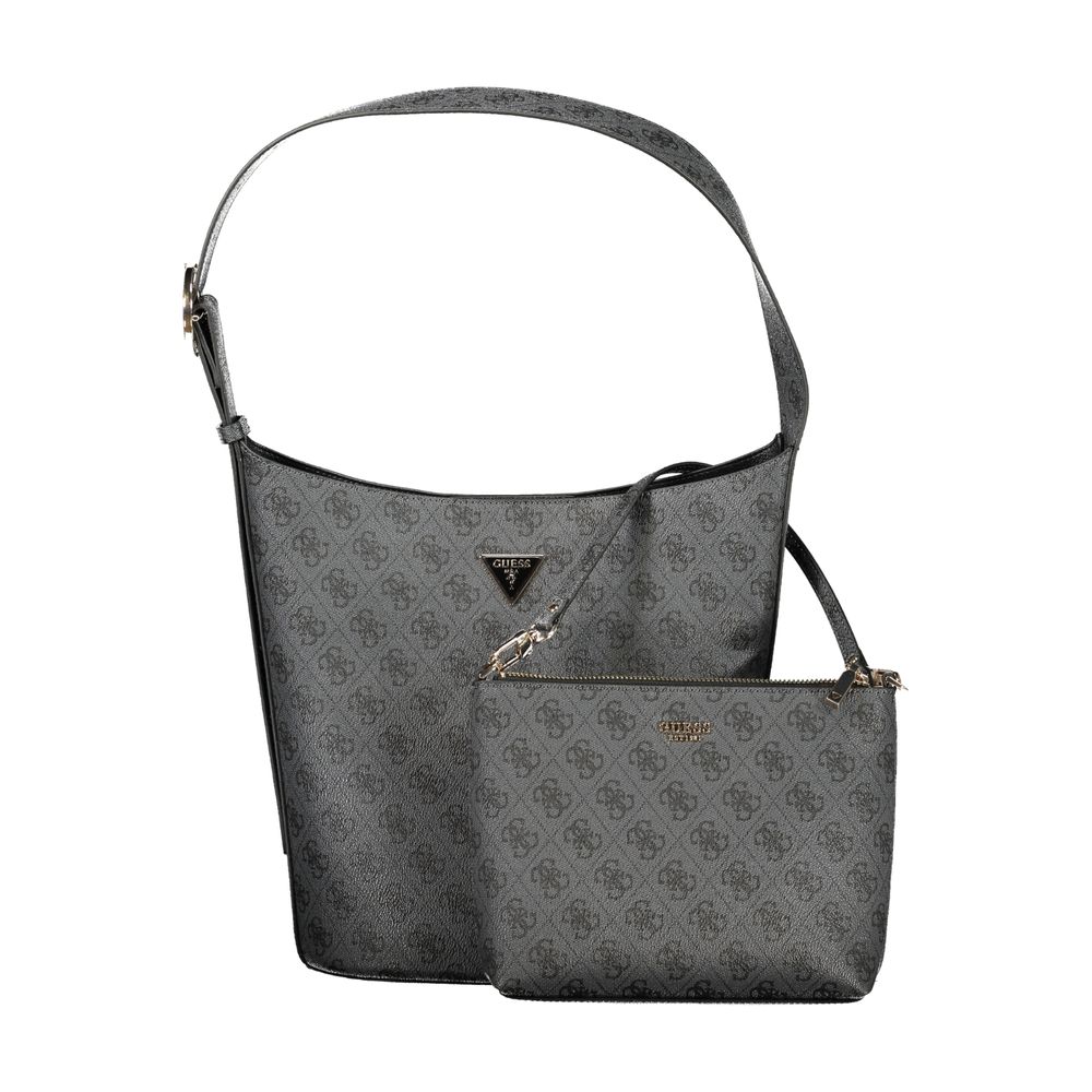 Guess Jeans Black Polyurethane Women Women's Handbag