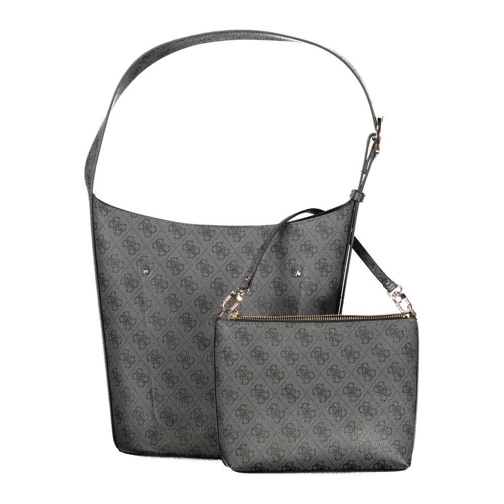 Guess Jeans Black Polyurethane Women Women's Handbag