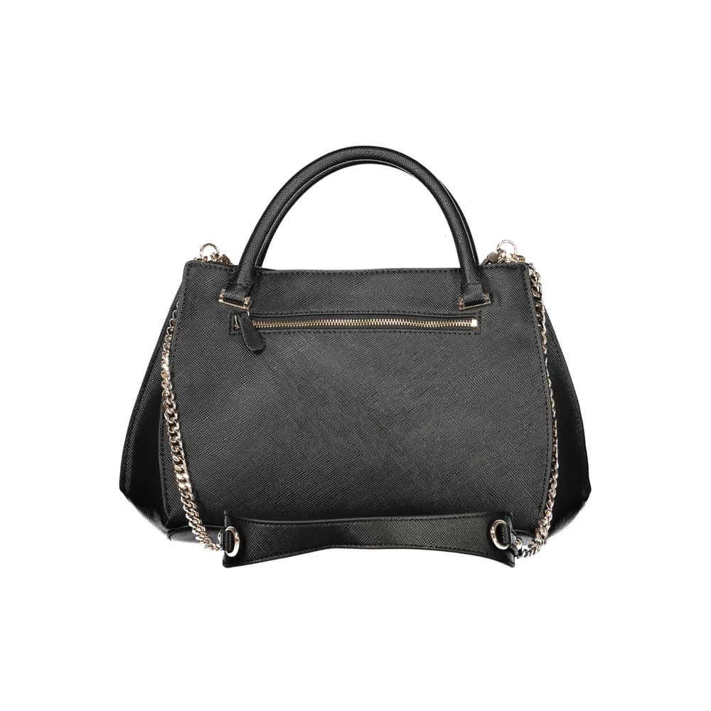 Guess Jeans Black Polyurethane Women Women's Handbag
