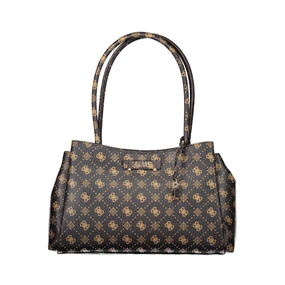 Guess Jeans Marrone Poliuretano Women Women's Handbag