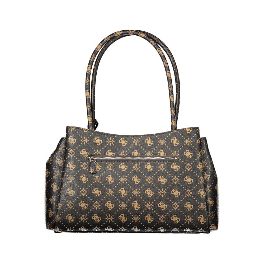 Guess Jeans Marrone Poliuretano Women Women's Handbag