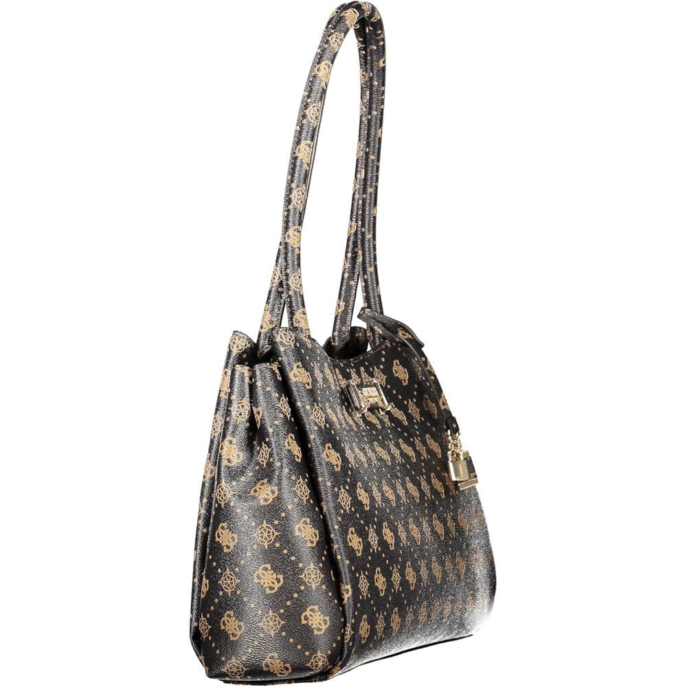 Guess Jeans Marrone Poliuretano Women Women's Handbag