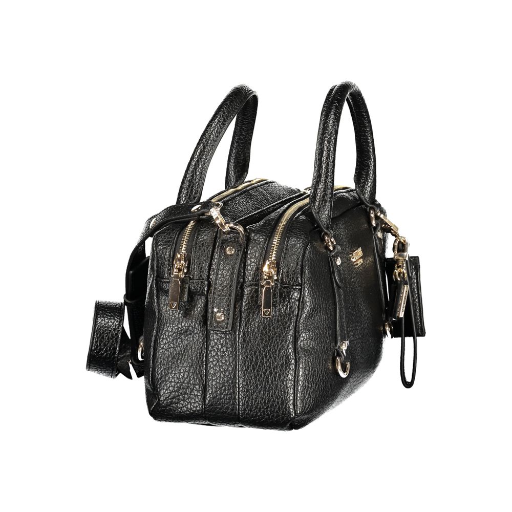 Guess Jeans Black Polyurethane Women Women's Handbag