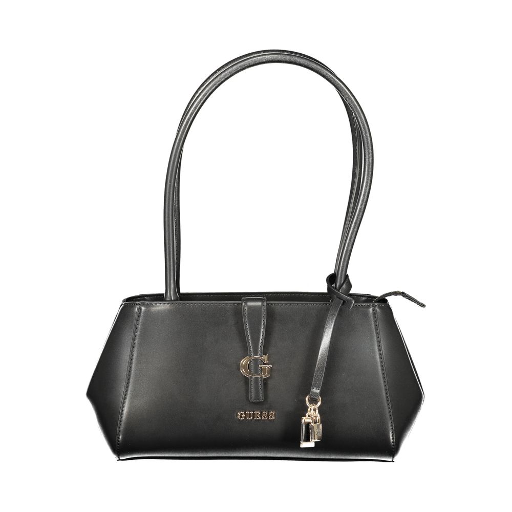 Guess Jeans Nero Poliuretano Donna Shoulder Women's Bag