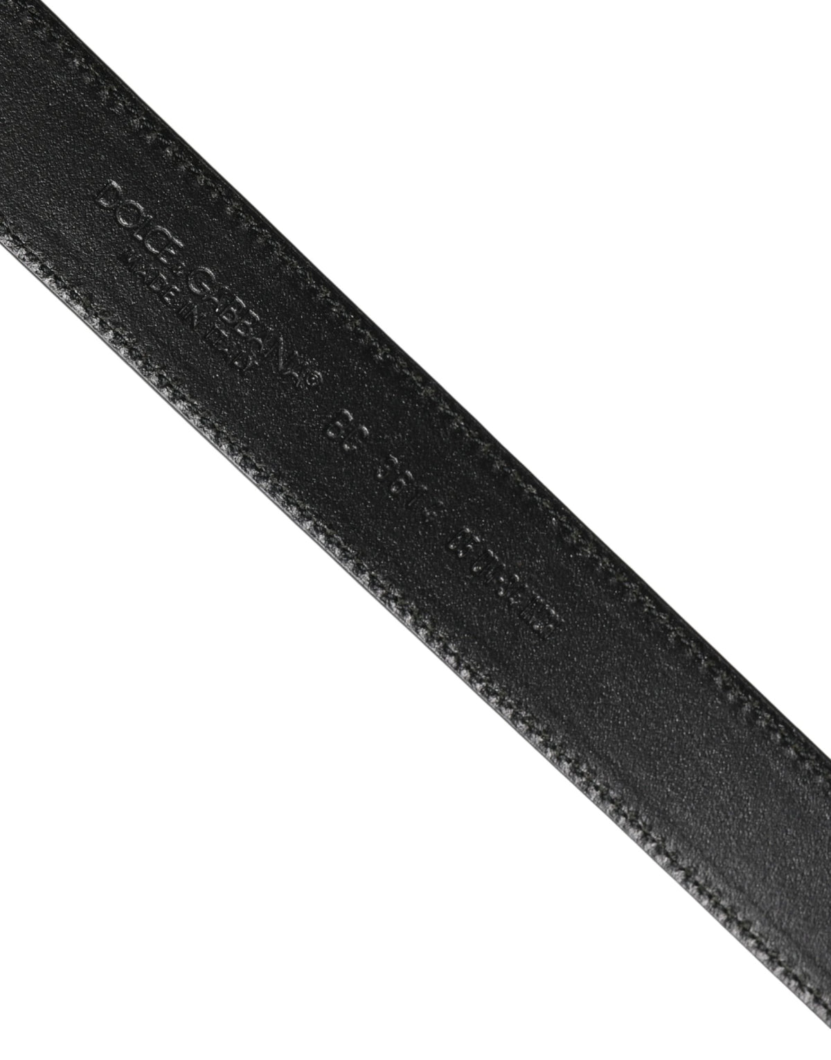 Dolce & Gabbana Men Brown Classic Leather Metal Buckle Men's Belt