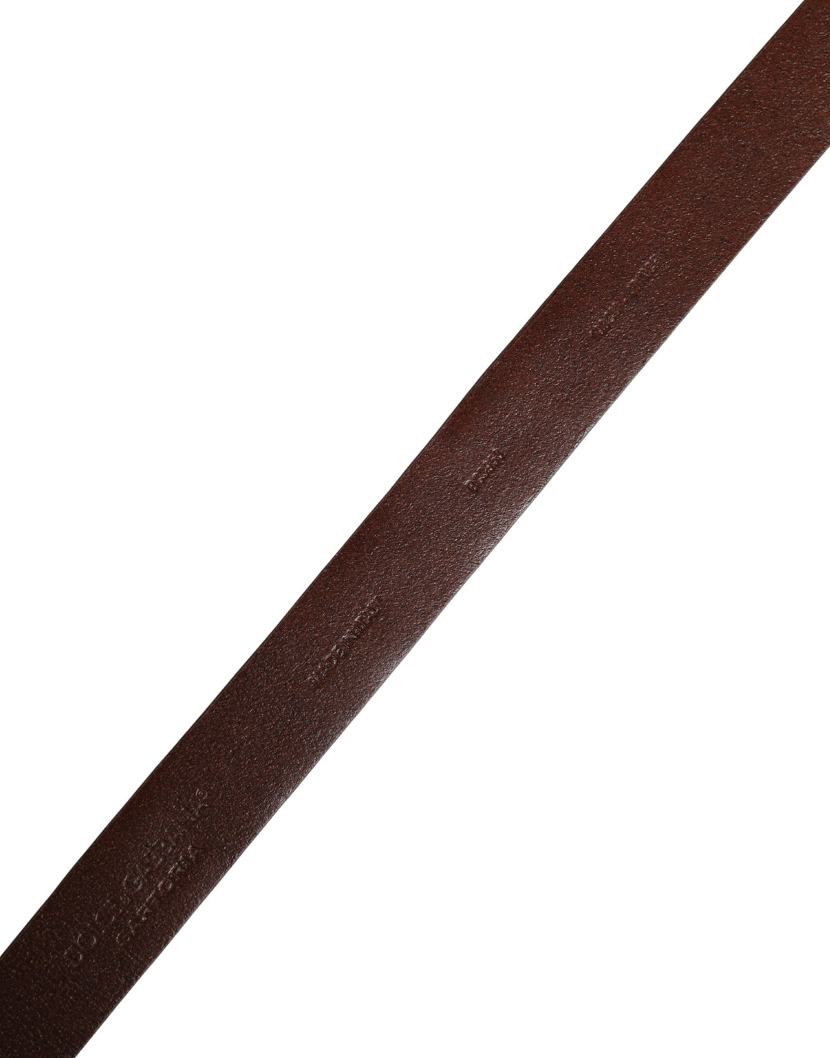 Dolce & Gabbana Men Red Exotic Leather Metal Buckle Men's Belt